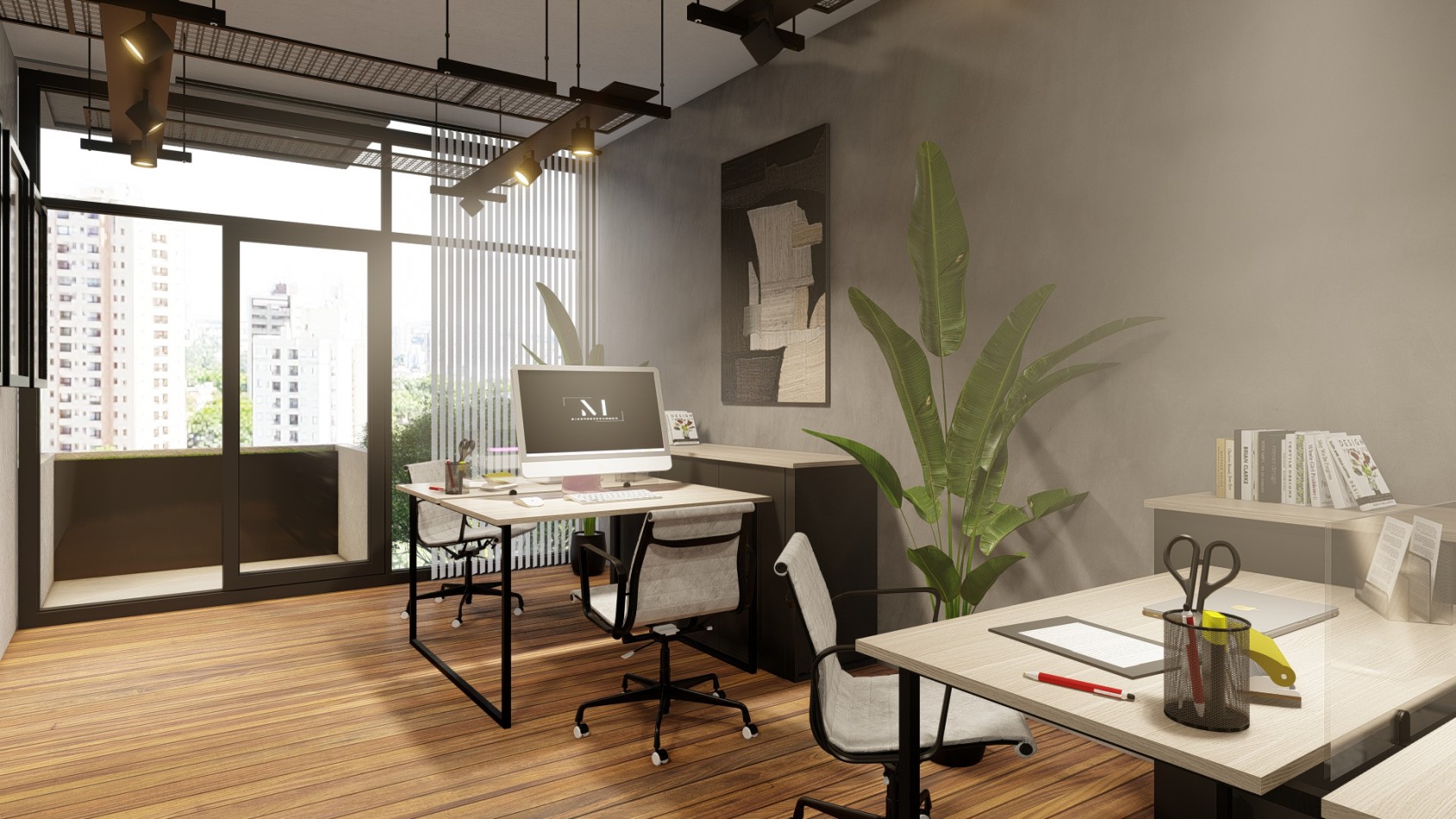 Oficinas a estrenar a la calle con balcon - Entrega julio/agosto 2026