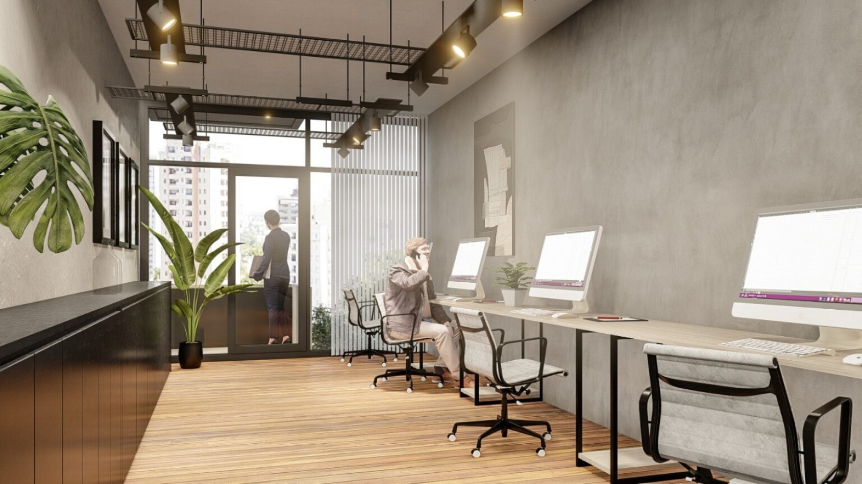 Oficinas a estrenar a la calle con balcon - Entrega julio/agosto 2026