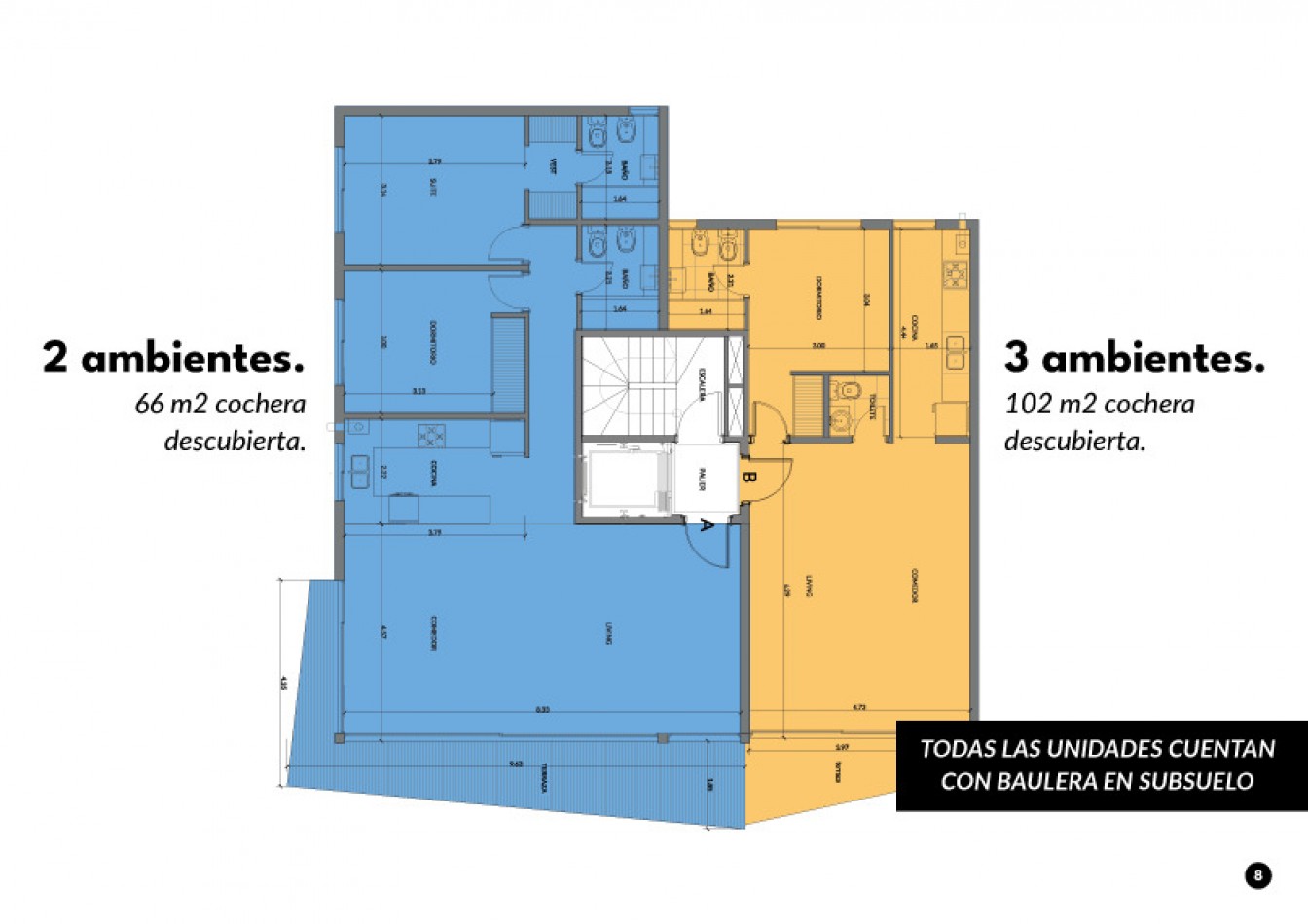 EMPRENDIMIENTO INMOBILIARIO DE CATEGORIA - SEMIPISOS DE 2 Y 3 AMBIENTES CON VISTA AL MAR