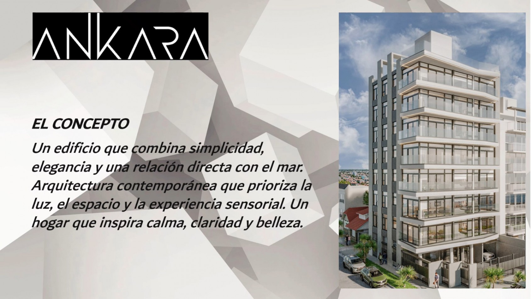 EMPRENDIMIENTO INMOBILIARIO DE CATEGORIA - SEMIPISOS DE 2 Y 3 AMBIENTES CON VISTA AL MAR