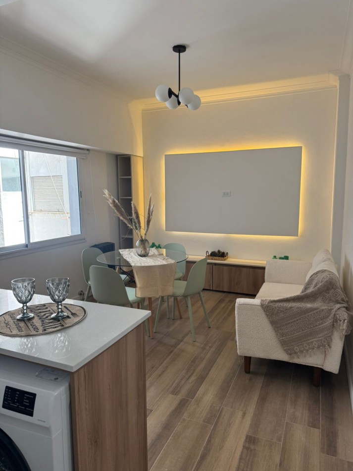 Departamento 2 ambientes al contrafrente - Amoblado y listo para habitar