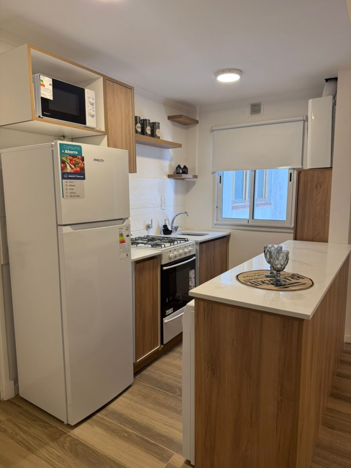 Departamento 2 ambientes al contrafrente - Amoblado y listo para habitar