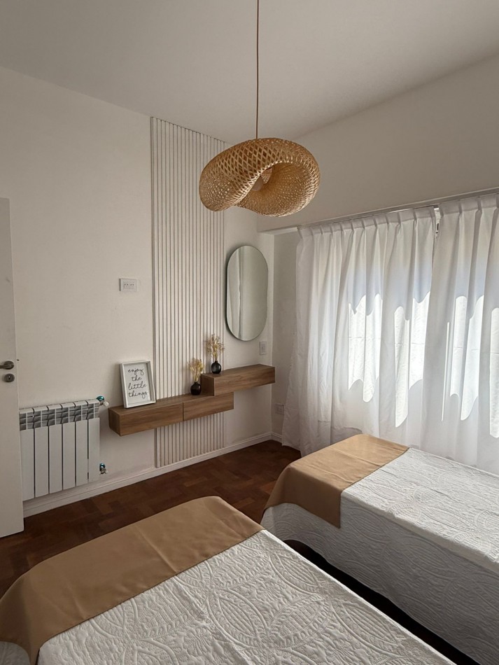 Departamento 3 ambientes + escritorio en esquina - Luminosidad y diseño