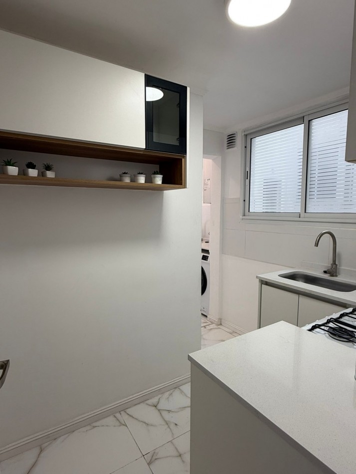 Departamento 3 ambientes + escritorio en esquina - Luminosidad y diseño