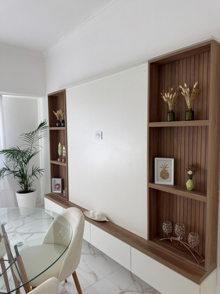 Departamento 3 ambientes + escritorio en esquina - Luminosidad y diseño