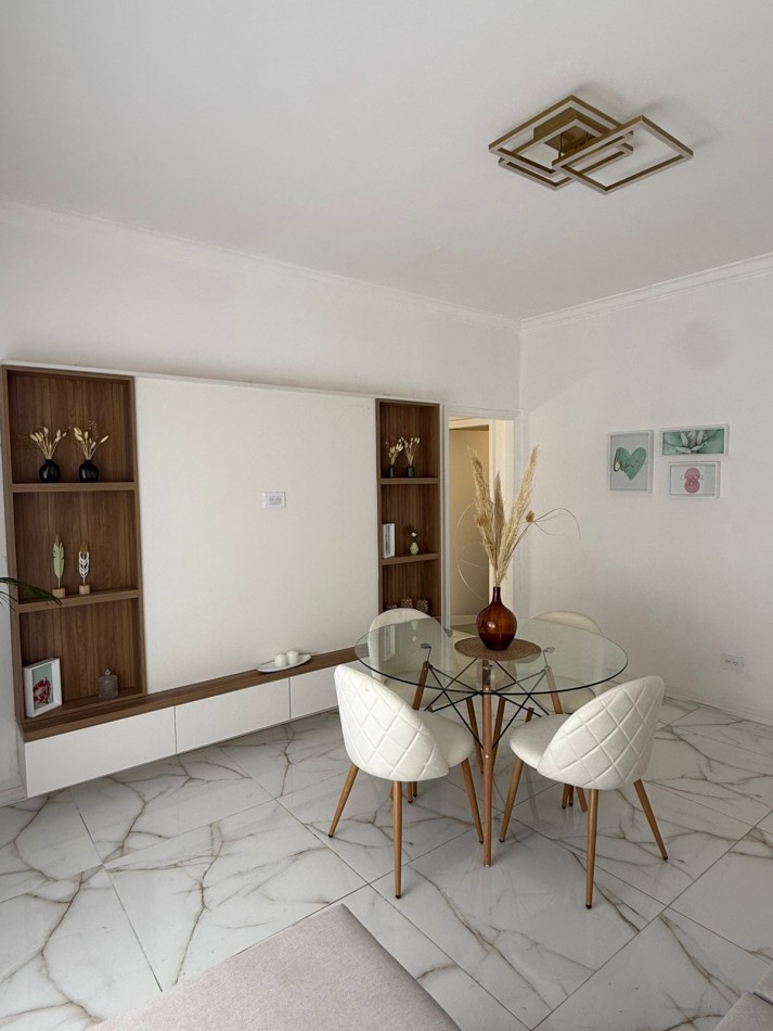 Departamento 3 ambientes + escritorio en esquina - Luminosidad y diseño