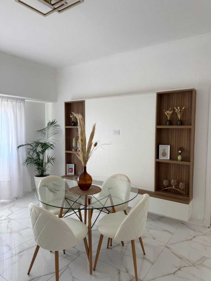 Departamento 3 ambientes + escritorio en esquina - Luminosidad y diseño