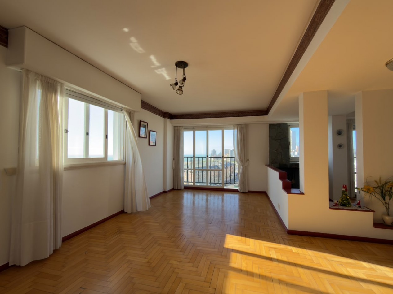 Departamento de 3 ambientes con vista panoramica al Mar,Casino y Playa Bristol